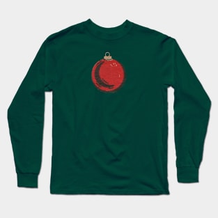 One Big Red Mis-registered Ornament Long Sleeve T-Shirt